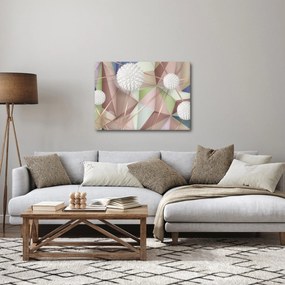 Obraz - 3D Abstrakcia v pastelových farbách (70x50 cm)