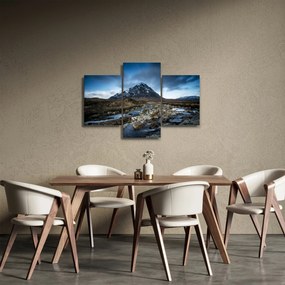 Obraz hory a rieky (90x60 cm)
