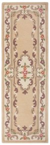 Béžový vlnený behúň Flair Rugs Aubusson, 67 x 210 cm