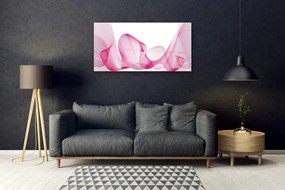 Skleneny obraz Abstrakcia čiary vlny umenie 100x50 cm