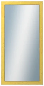 DANTIK - Zrkadlo v rámu, rozmer s rámom 50x100 cm z lišty RETRO žltá (2533)