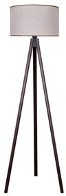 Duolla - Stojacia lampa 1xE27/60W/230V pr. 44 cm béžová/wenge AS0462+DU82634