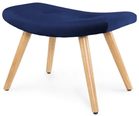 Podnožka MOSS zamatová granátová 939208