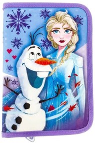 HappySchool - Školský dievčenský peračník / puzdro Ľadové kráľovstvo - Frozen Elsa a Anna