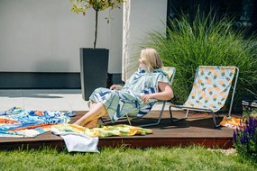 Skladacia plážová lehátka SAND PINEAPPLE, farebné
