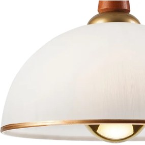 Sťahovací luster CHIARA 1xE27/60W/230V tmavohnedá/buk