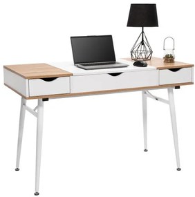 Kancelársky stôl LOFT biely 190303