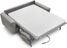 Sivá pohovka na každodenné spanie/rozkladacia 220 cm Cocoone – Bobochic Paris