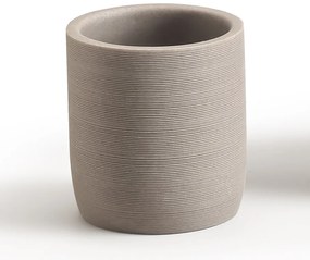 Erga Riko, pohár na zubné kefky na postavenie, taupe, ERG-08576