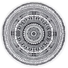 Dywany Łuszczów Kusový koberec Napkin grey kruh - 160x160 (priemer) kruh cm