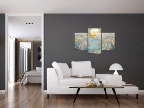 Obraz - 3D perly v oceáne (90x60 cm)