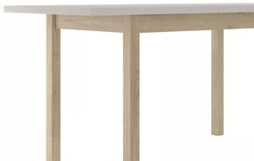 Rozkládací jídelní stůl Adam 100/140 cm kašmír/dub cremona torro