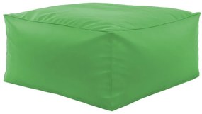 Taburetka zelená kocka ekokoža