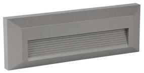 V-Tac LED Vonkajšie schodiskové svietidlo LED/3W/230V 4000K IP65 šedá VT1040
