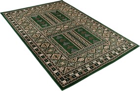 TA Koberec J930A Z_GREEN EUFRAT BLX Zelený Obdĺžnikový Rozmer: 80x150 cm