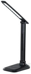 Immax 09106L - LED stmievateľná stolná lampa s bezdrôtovým nabíjaním QI LUMI LED/7W/230V čierna