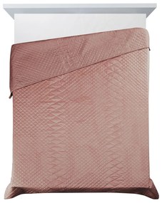 Prehoz na posteľ D91 LUIZ 3 220X240 cm, ružový