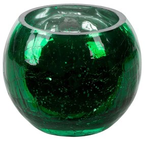 Ozdobný svietnik VERRE3 10x8 CM zelená