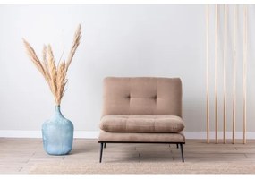 Rozkladacie kreslo SPEAKY hnedé