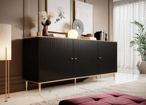 Cama Dizajnová komoda Glamour - čierna