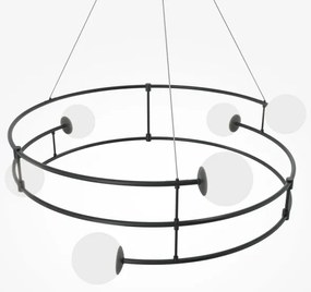 Maytoni MOD317PL-06B - Luster na lanku BALANCE 6xG9/40W/230V čierna