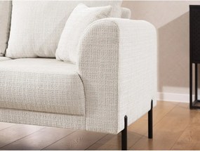 Béžová ženilková rohová pohovka (ľavý roh/do L) Mauris – Ropez