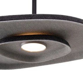 MAXLIGHT P0560 - LED Luster na lanku DEUX LED/5W/230V čierna