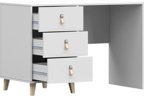 Písací stôl FALCO - biela