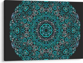 Obraz ornamentálne abstrakcie (70x50 cm)