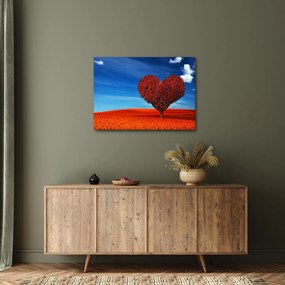 Obraz - Srdce zo stromu (70x50 cm)