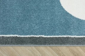 Detský koberec LIMA M043A krémový / svetlosivý