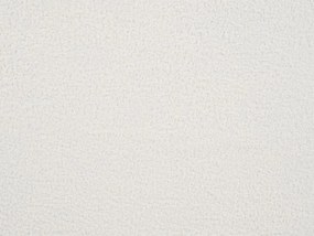 Buklé taburet biely APRICA Beliani
