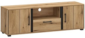 TV stolík Kendal B 2d1s Light + Black