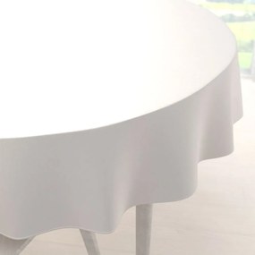 Biante Zamatový okrúhly obrus Velvet Premium SVP-024 Krémovo biely Ø 130 cm