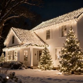 Dekoračné svetielka 320 LED biele