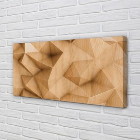 Obraz canvas Solid mozaika drevo 125x50 cm