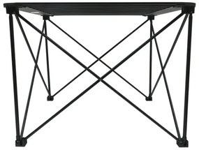 Skladací kempingový stôl 70x70cm antracit