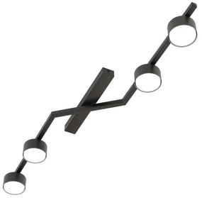 Stropné svietidlo SKAN 4xGX53/12W/230V čierne