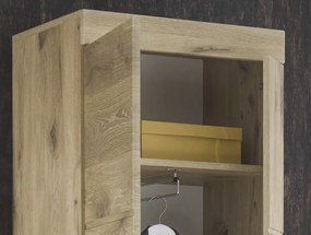 Predsieňová šatníková skriňa Barcelo, dub viking