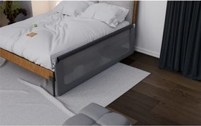 Bezpečnostná zábrana na posteľ Cover 30 sivá 200 cm