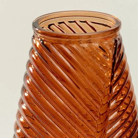 Sklenená váza Leaf II 13x10x29 cm