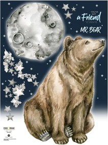 Samolepka do detskej izby pán medveď