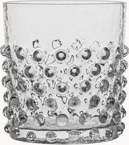 Ručne fúkané poháre Hobnail, 2 ks