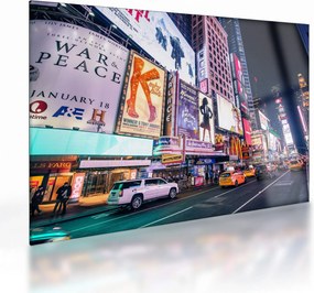 Sklenený obraz - New York Theater District (70x50 cm)