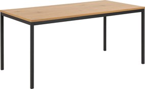 XXXLutz JEDÁLENSKÝ STÔL, čierna, farba duba, 160/80/74 cm P & B - Online Only jedálne - 001749057001