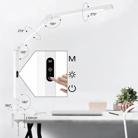 Brilagi-LED Stmievateľná dotyková stolná lampa VARIO LED/12W/230V 3000-6500K biela