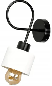 BERGE LED nástenné svietidlo LOFT - 1xE27 - KUBEK WHITE
