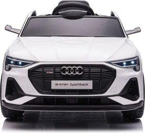 LEAN CARS Elektrické autíčko Audi E-Tron QLS-6688 LED MP3 biele