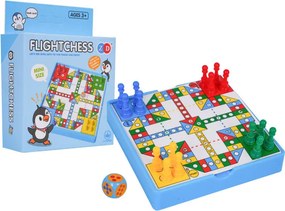 Spoločenská hra LUDO MINI Penguin modrá