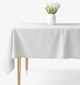 Goldea hranatý obrus 100% bavlnené plátno - svetlo sivý 140 x 220 cm